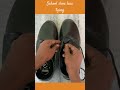 School shoe lace tying step by step #shoes #fashion