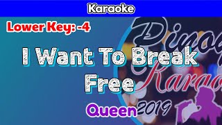 I Want To Break Free by Queen (Karaoke : Lower Key : -4)