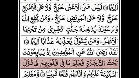 تلاوة سورة الفتح كاملة# ارح سمعك# تلاوة هادئة تريح القلبوالعقل....💚