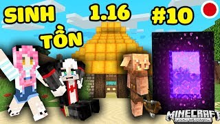 REDHOOD & MỀU THỬ THÁCH SINH TỒN TRONG MINECRAFT 1.15 TẬP 10:REDHOOD BỊ MẤT ĐỨA CON NGƯỜI HEO MC