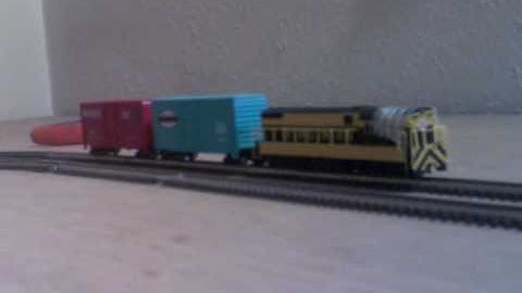 Rocrail Rework Video 2 N Gauge fiddle yard - 3 locos