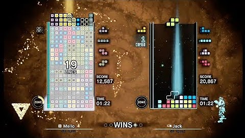 ZONE BATTLE KIRBTRIS 5 - my opponent is a 9k lol - Tetris effect: Connected
