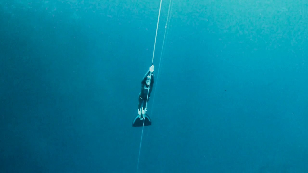Constant Weight (CWT) Freediving in Blue Hole YouTube