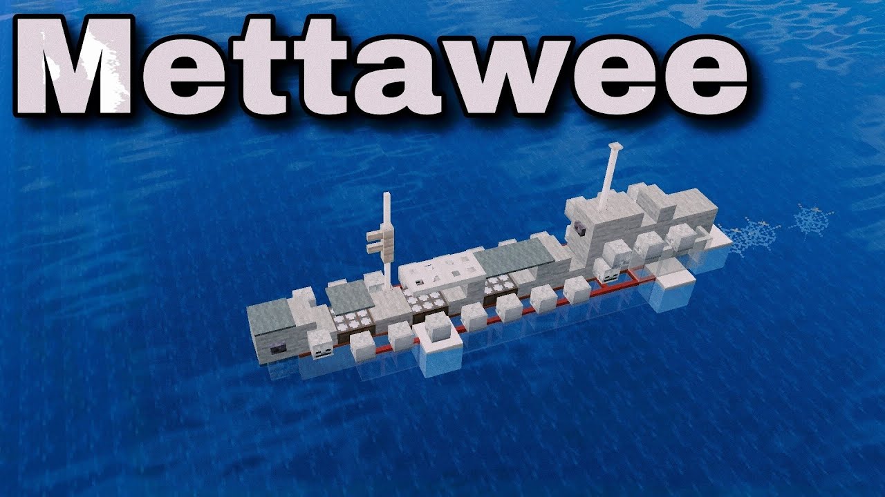 Java Tanker Graphics Tutorial USS Mettawee (AOG-17) (Gasoline Tanker) | Minecraft Tutorial | 1:5 ...