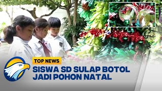 Kreatif! Ini Dia Pohon Natal Ramah Lingkungan di Sidoarjo - [Top News]