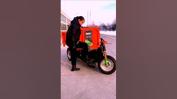 Electric tricycle/ Self unloading 🚒 One machine for multiple uses saves ⏰ effort manpower #subscribe