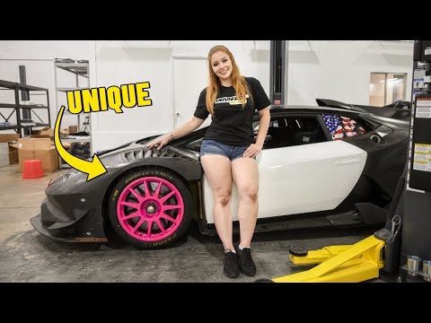 MY LAMBORGHINI HURACAN RACE CAR GETS PINK WHEELS!