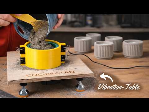 Make Money with 3D Printing & Concrete | DIY Silicone Molds and Vibration Table