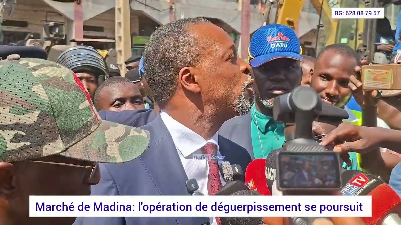 L'opération de déguerpissement se poursuit au marché Madina