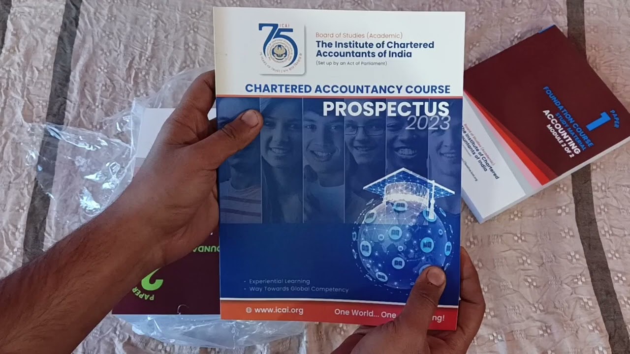 CA foundation June 2024  New scheme books   unboxing  cafoundation  bookreview  cafoundationstuden