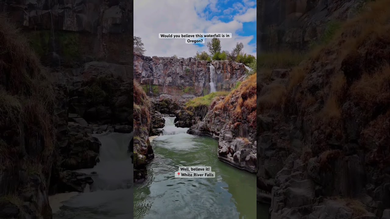 Oregon’s most unique waterfall! White River Falls. 