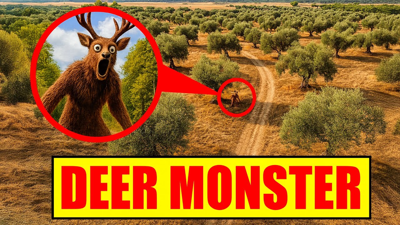 Олень-Монстр из игры Roblox «99 Nights in the Forest» попал в объектив моего дрона!