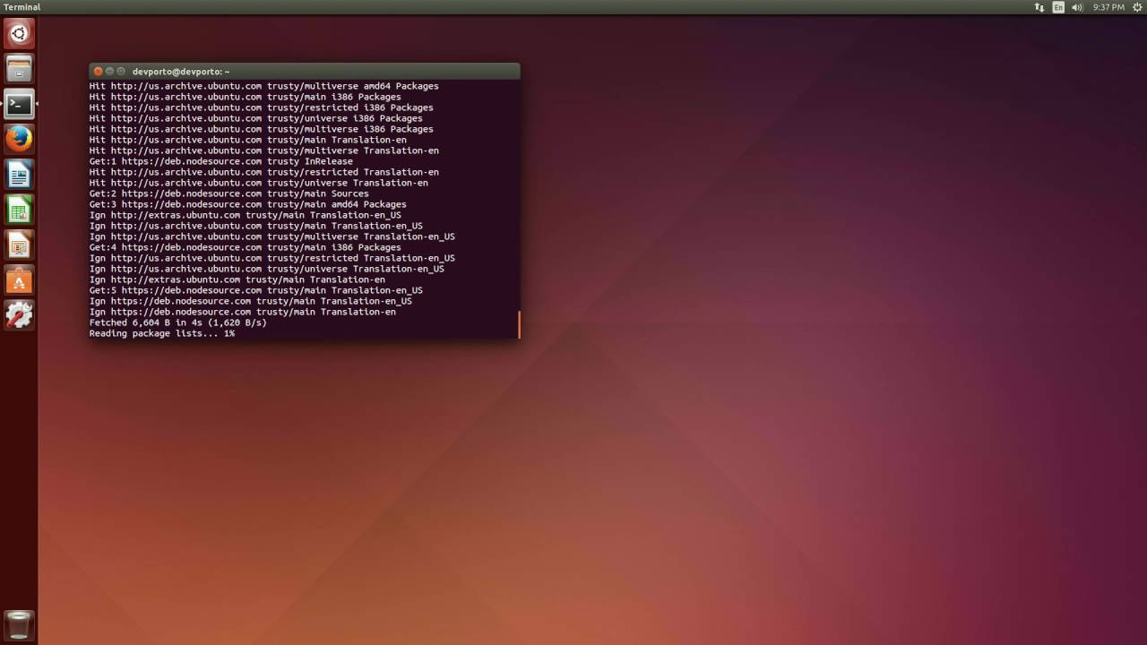 install node linux