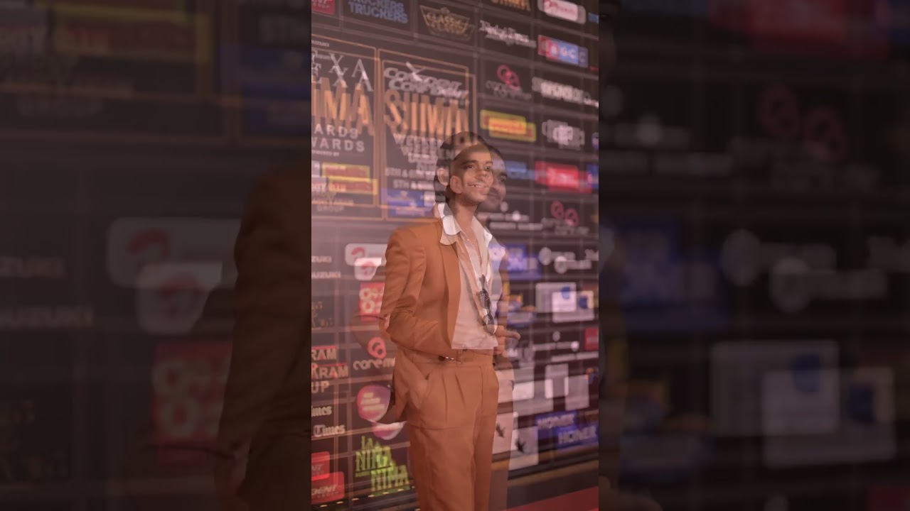 K.R.Gokul, makes his SIIMA red carpet entry!