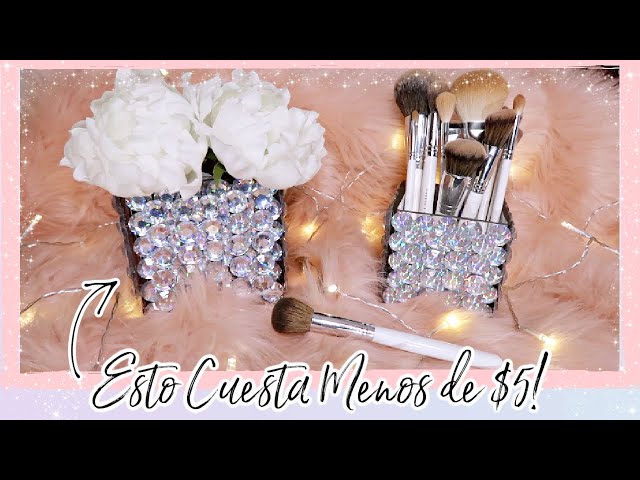 DIY Porta Brochas ♡ Sostenedor de Brochas de Maquillaje ♡ Colab  ♡BeautyByPriscila♡