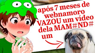 dois nerdolas lendo relatos de webnamoro BIZARROS