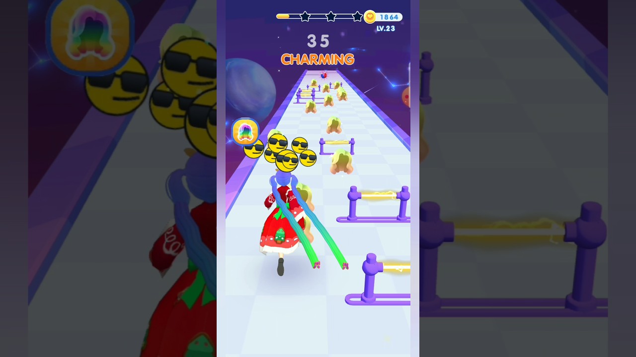 dancing Hair 🤩 gameplay 