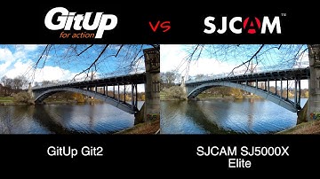 GitUp Git2 [V1.4] vs. SJCAM SJ5000X Elite [V1.3] | Gyro Sensor / Image Stabilization Test