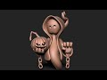 Sculpting full 3d character for 3d printing in zbrush timelapse  halloween ghost