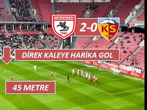 ZEKİ YAVRU’DAN HARİKA GOL SAMSUNSPOR 2-0 KAYSERİSPOR MAÇI SÜPER LİG