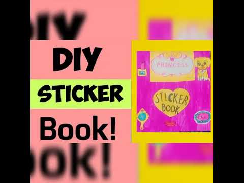 Diy Barbie princess Sticker Book 🤩🔥😍💖||Kavya Doll world 😘