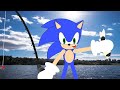 Sonic going fishing