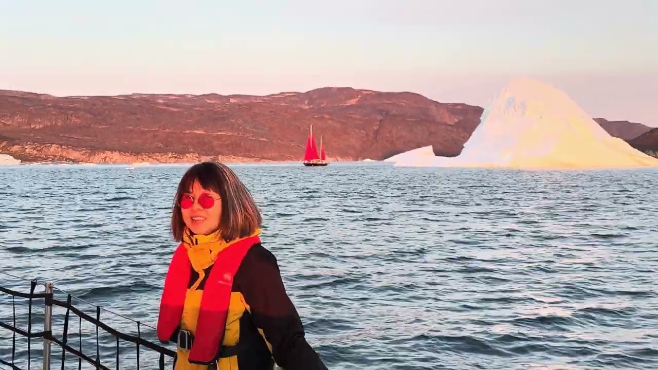 Red Sailing Boat trip in Ilulissat, Greenland 