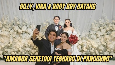 Billy Syahputra & Vika Hadir di Resepsi Amanda Manopo & Kenny Austin‼️ Suasana Langsung Haru!