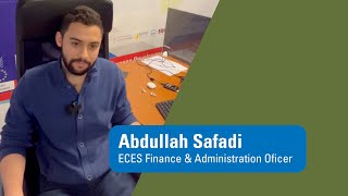 Abdullah Safadi - ECES Finance & Administration Officer