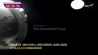 Artemis astronauts woke up the voice of the late Apollo 13 commander Jim Lovell