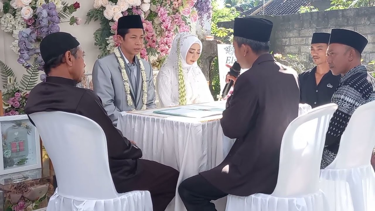 AKAD NIKAH BAHASA INDONESIA ELSA DAN IKHSAN ‼️