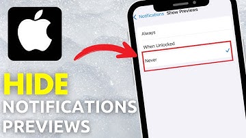 How To Hide Notification Previews On iPhone Lock Screen (2025)