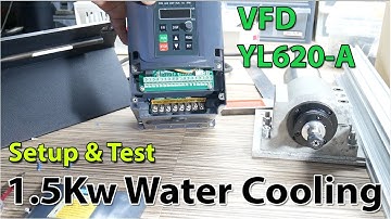 Setting up / Testing Chinese VFD and Spindle 1.5Kw Water Cooled