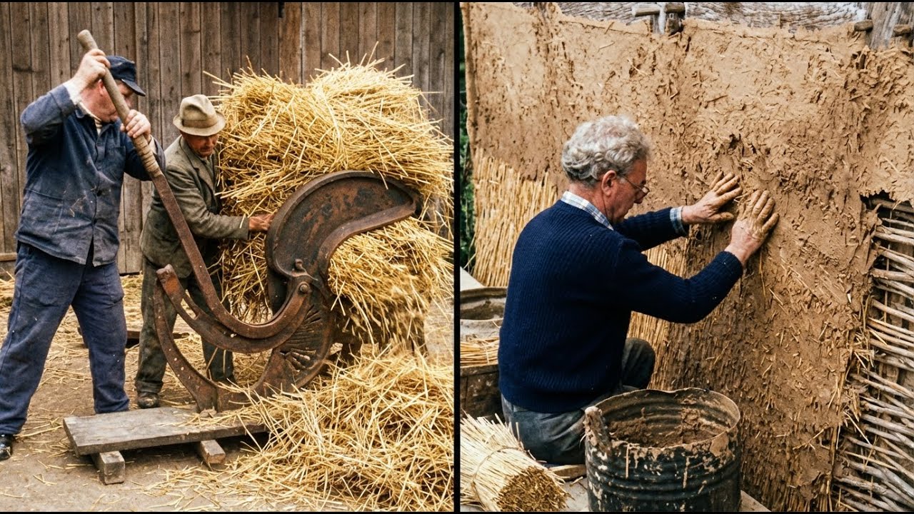 Walls Made of Straw? Incredible Craftsmanship Before Cement