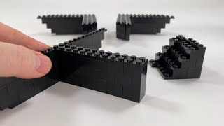 This LEGO build is not rectangular