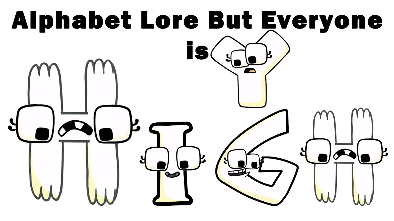 Alphabet lore but it's different Alphabets 