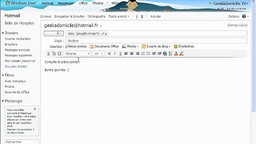 Comment ajouter une pièce jointe à un e-mail sur Hotmail ?