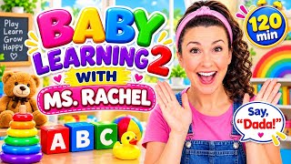 Baby Learning 2 with Ms Rachel | First Words Song | Nursery Rhymes for Babies &amp; Toddlers |Kids Video