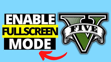 How To Enable Fullscreen Mode GTA V - Fix Windowed Mode