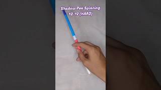Master the Shadow 12-12 Hard Pen Spinning: Tutorial #shorts #youtubeshorts #ytshorts #youtube