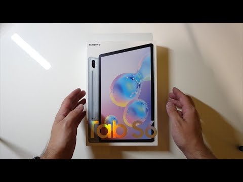 ASMR Unboxing - Samsung Galaxy TAB S6 Cloud Blue (Silent)