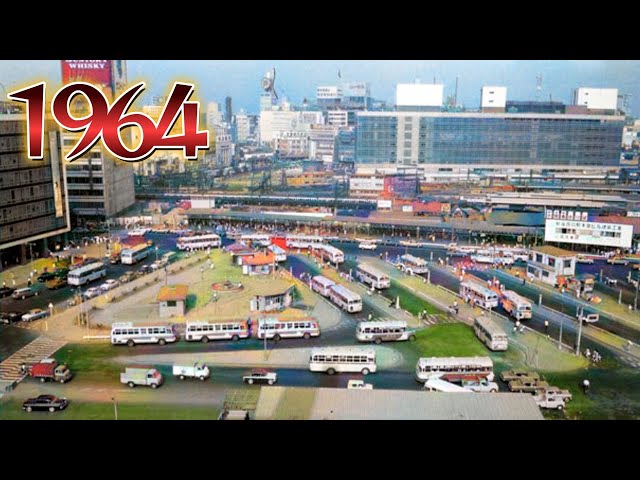 Shinjuku in 1964 was colorized by AI - YouTube