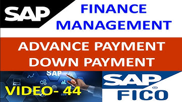 How to Configure Advance Payable Down Payment- Fico | Finance Management in Sap | DK TECHNOLOGIES