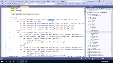 04_13. Blazor 강의_JavaScript Interop을 사용하여 Bootstrap Carousel 컴포넌트 실행하도록 설정