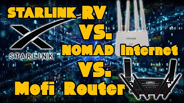 Starlink RV vs. Nomad Internet vs. Mofi 5500 Router