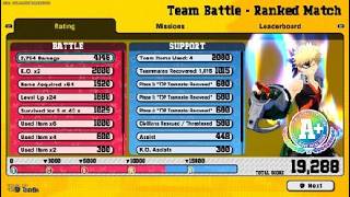 My Hero Ultra Rumble personal best of 7/6/26 Bakugo cluster (Purple) 2 K.O.