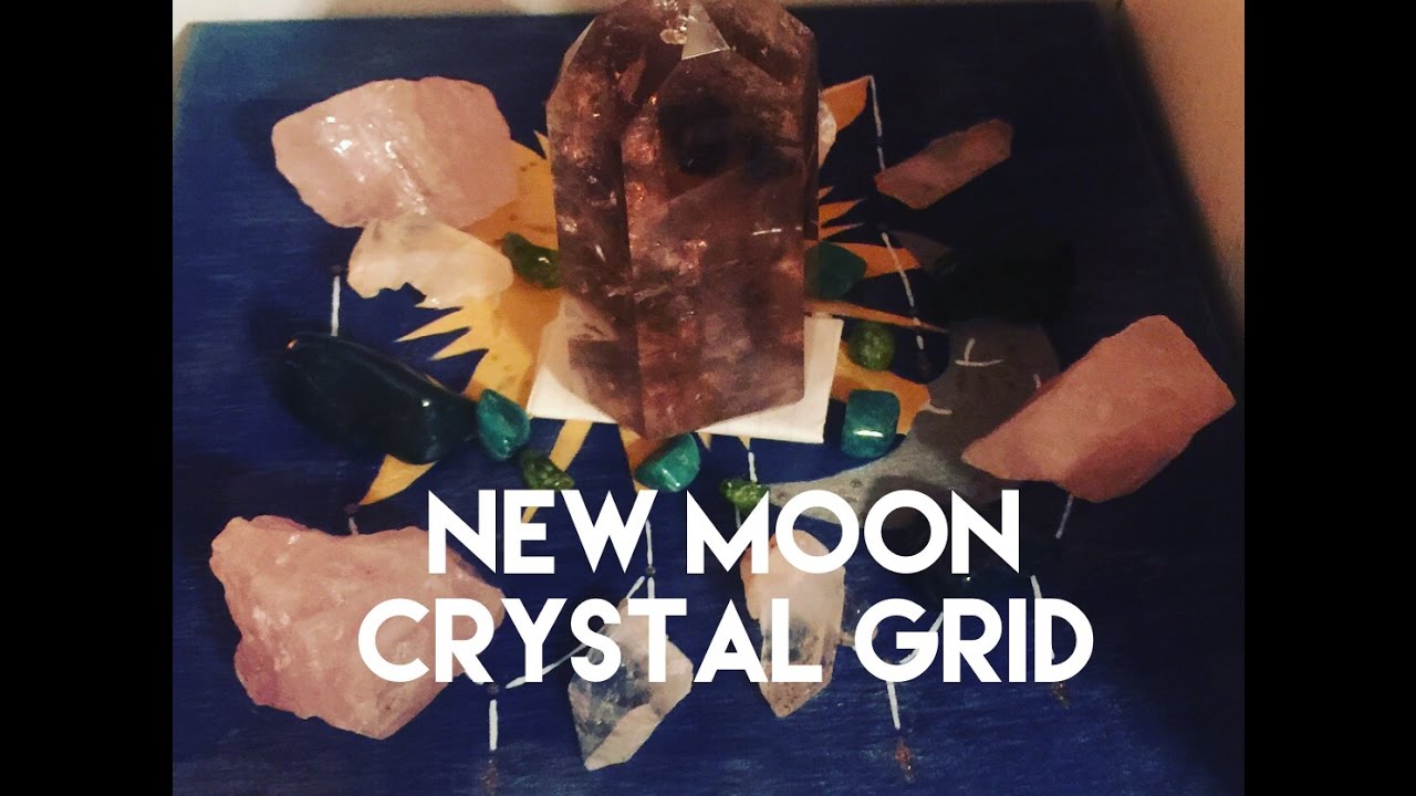 New Moon Manifestation and Crystal Grid for the New Year YouTube