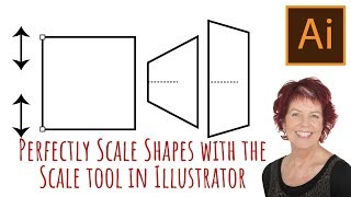 Illustrator - Perfectly Scale Shapes with the Scale Tool