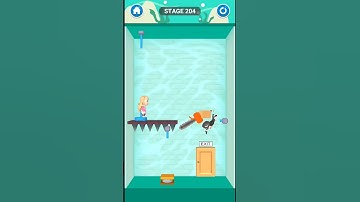 Rescue Cut Android and iOS gameplay Level 204 #shorts