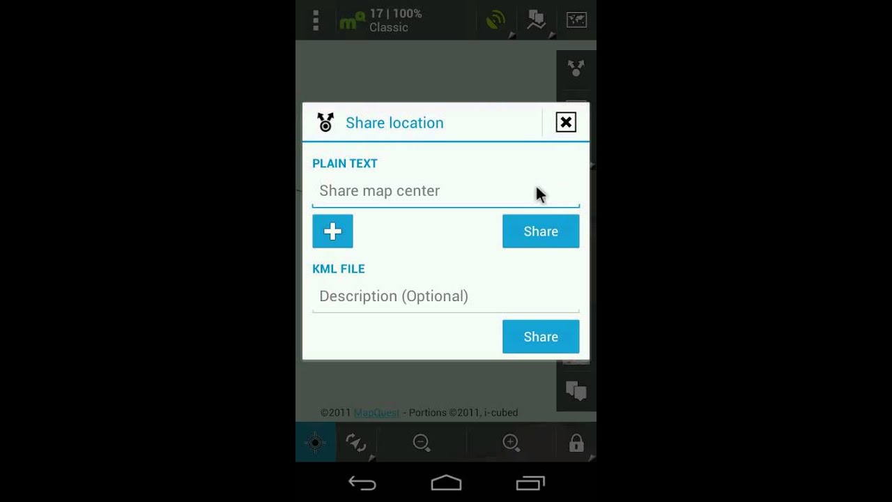 Locus - Share your GPS position (google maps URL)